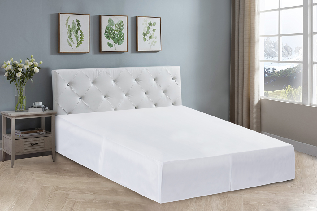 Solid Microfiber Soft Double Brushed Bed skirt