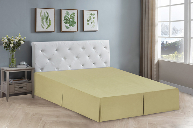 Solid Microfiber Soft Double Brushed Bed skirt