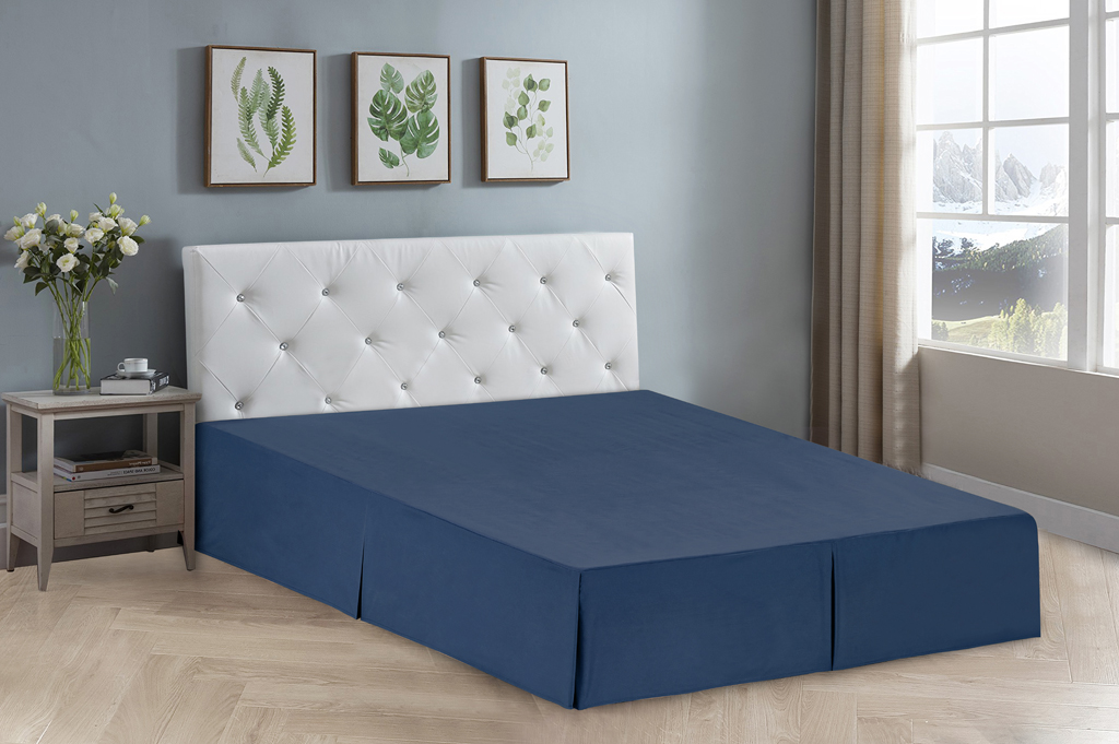 Solid Microfiber Soft Double Brushed Bed skirt