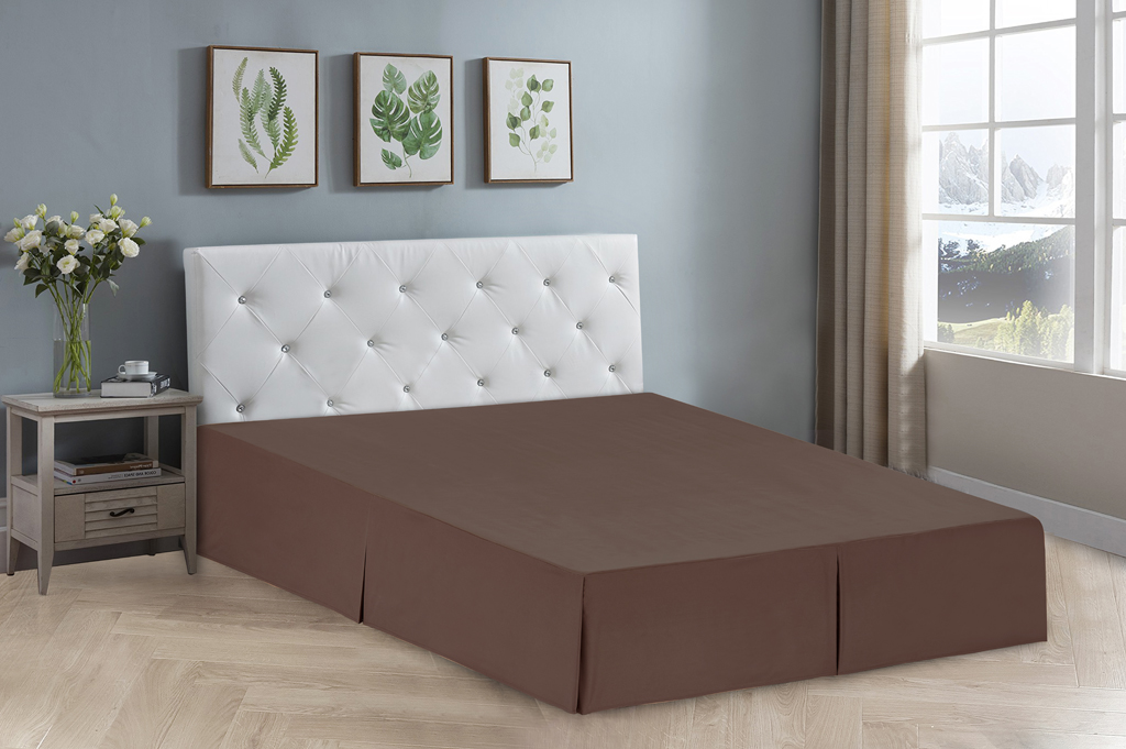 Solid Microfiber Soft Double Brushed Bed skirt