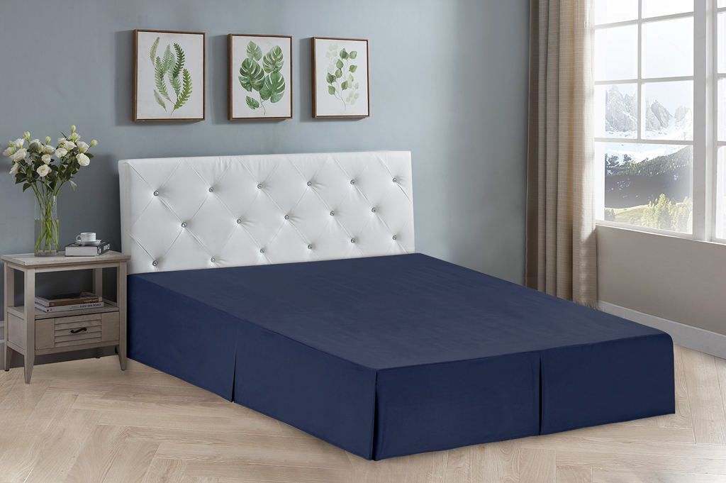 Solid Microfiber Soft Double Brushed Bed skirt