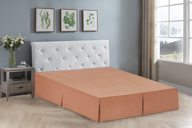Solid Microfiber Soft Double Brushed Bed skirt