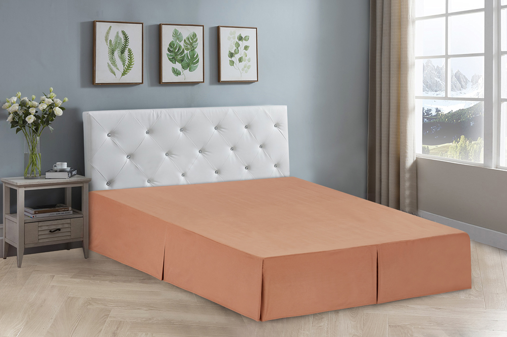 Solid Microfiber Soft Double Brushed Bed skirt