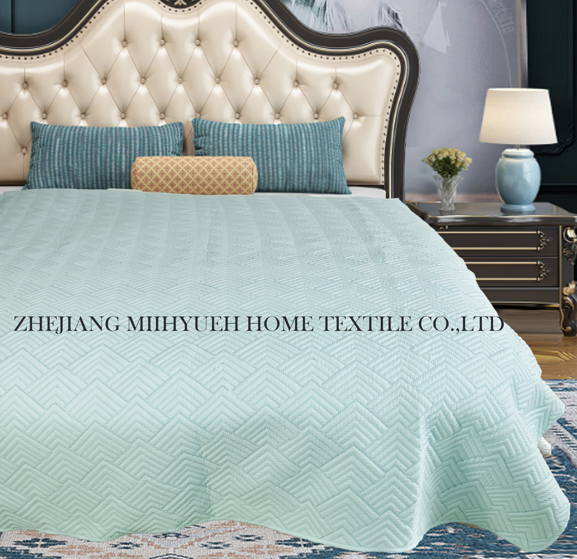 Solid Microfiber Basic Ultrasonic Quilt