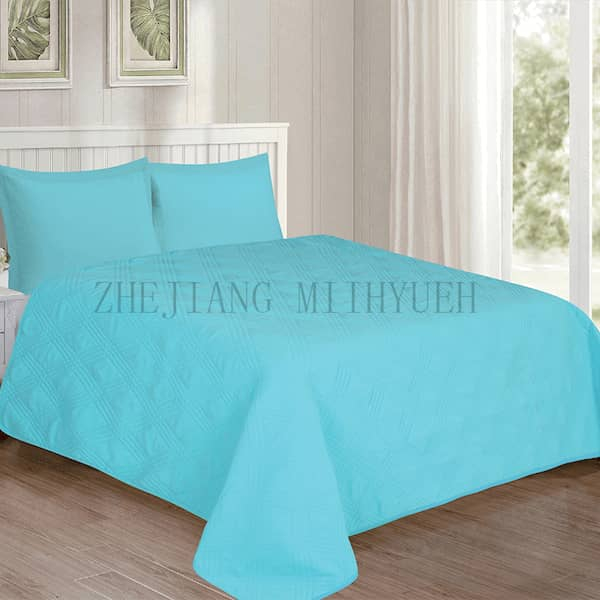 Stone Washed Microfiber Ultrasonic Quilt