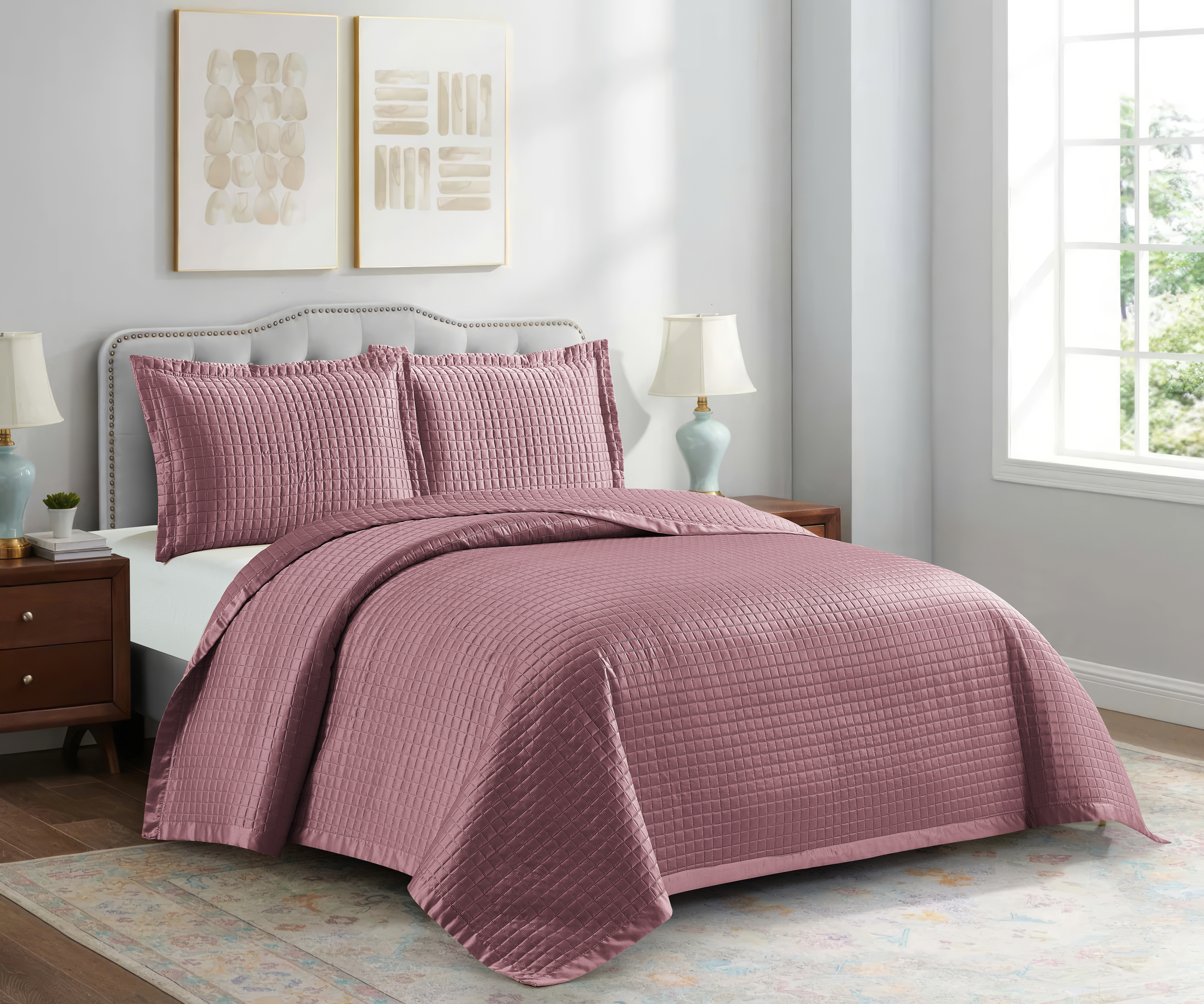 Solid Satin Ultrasonic Quilt 