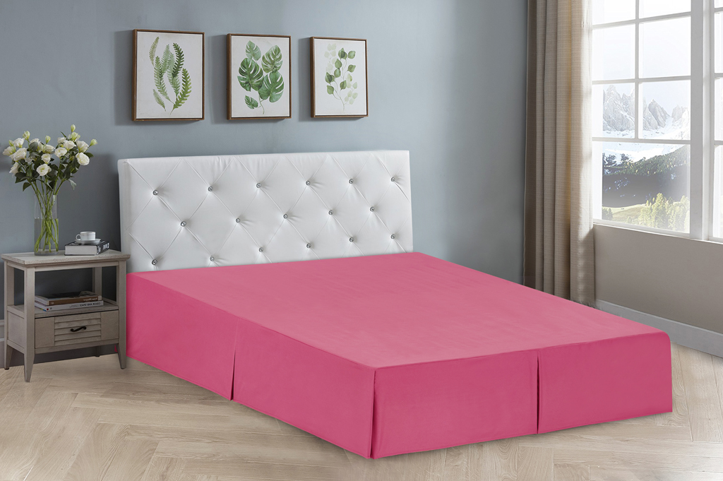 Solid Microfiber Soft Double Brushed Bed skirt