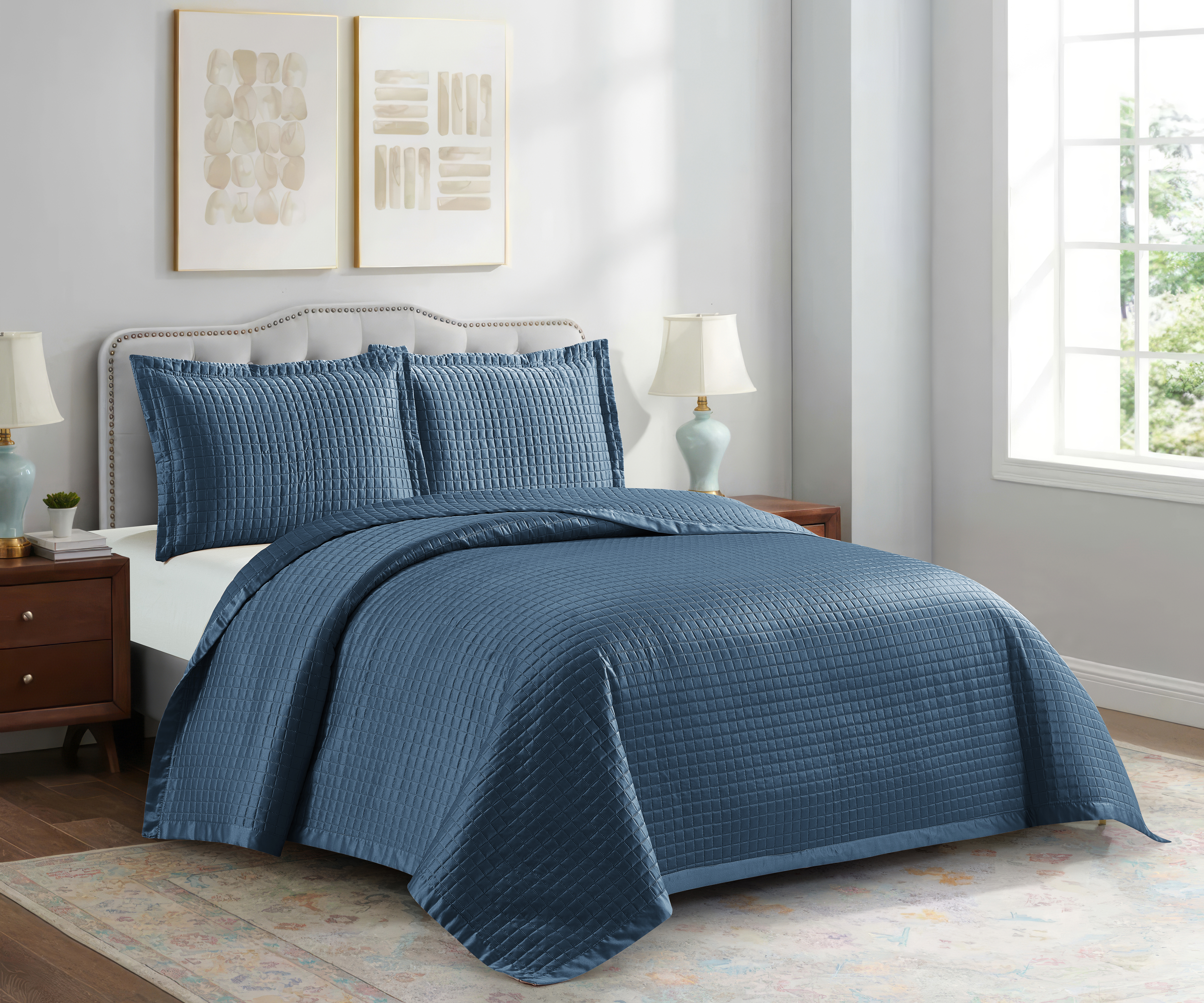 Solid Satin Ultrasonic Quilt 