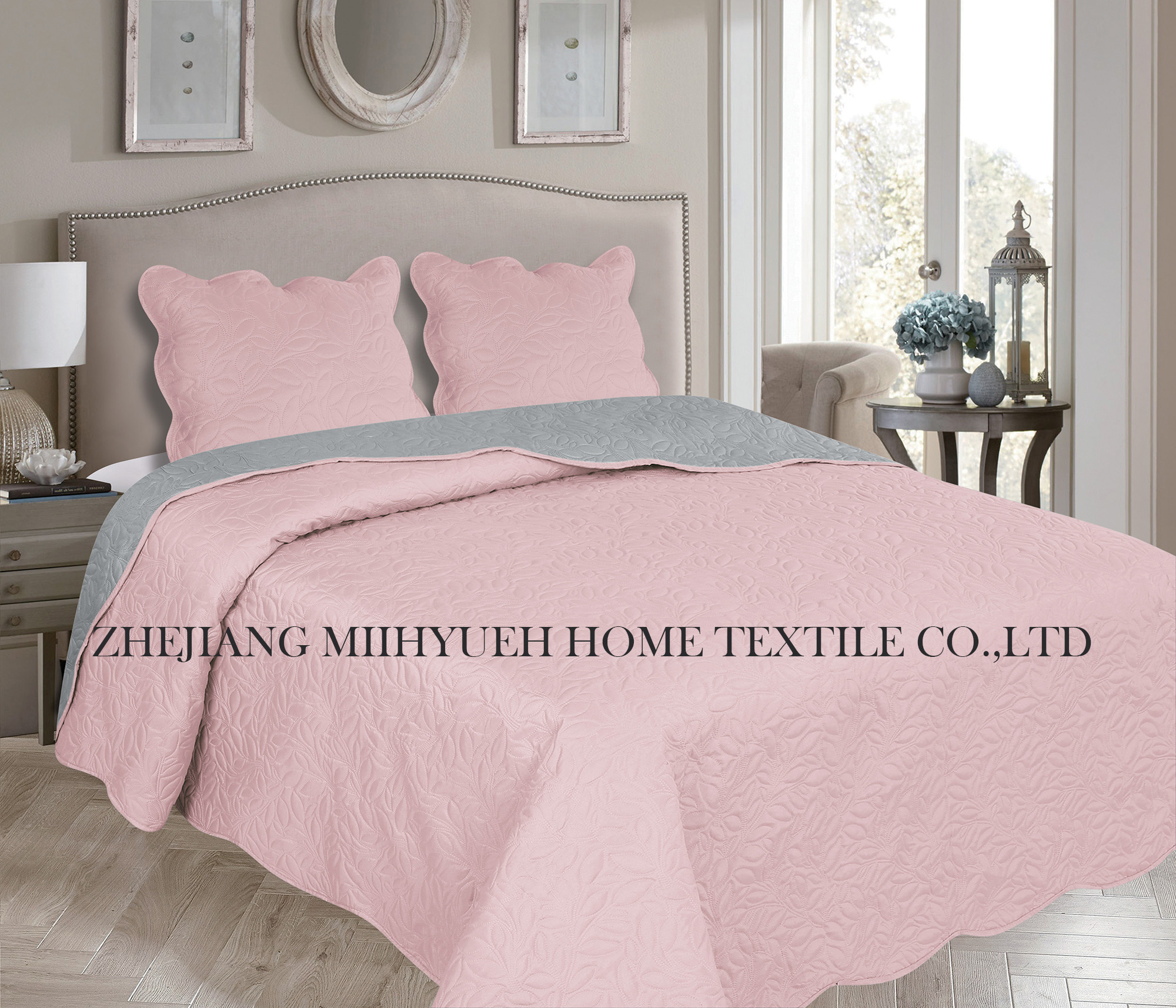 Solid Microfiber Basic Ultrasonic Quilt