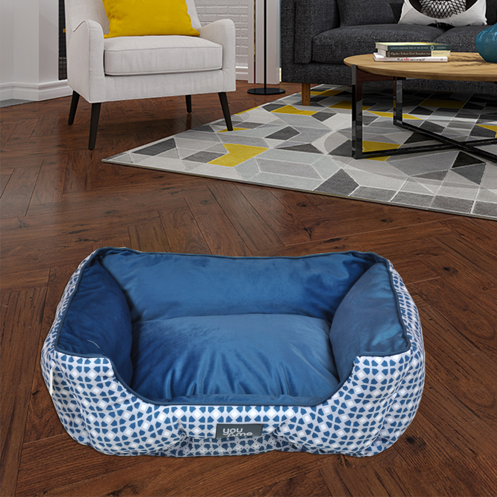 Oxford & Velvet Pet Cushion