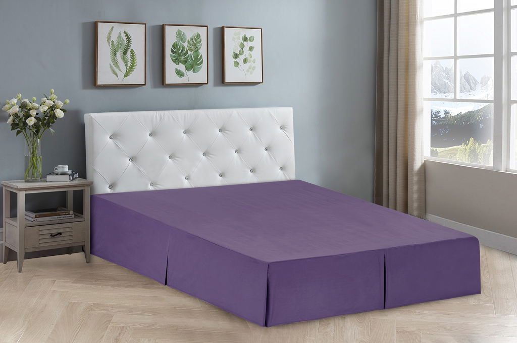 Solid Microfiber Soft Double Brushed Bed skirt