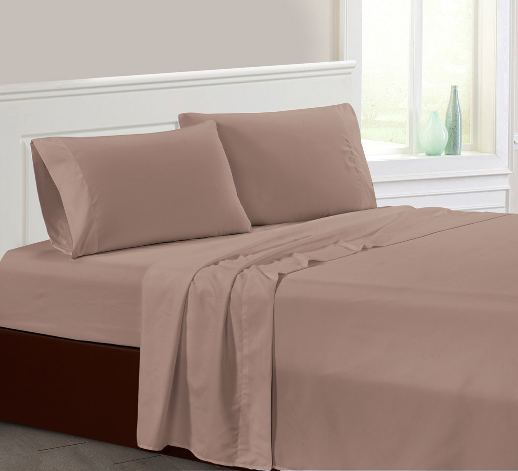 Solid Linens Bed Sheets Set Pillowcases Sets 