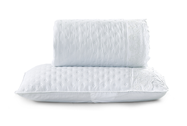 Pre-washed Microfiber Ultrasonic Quilt with Lace