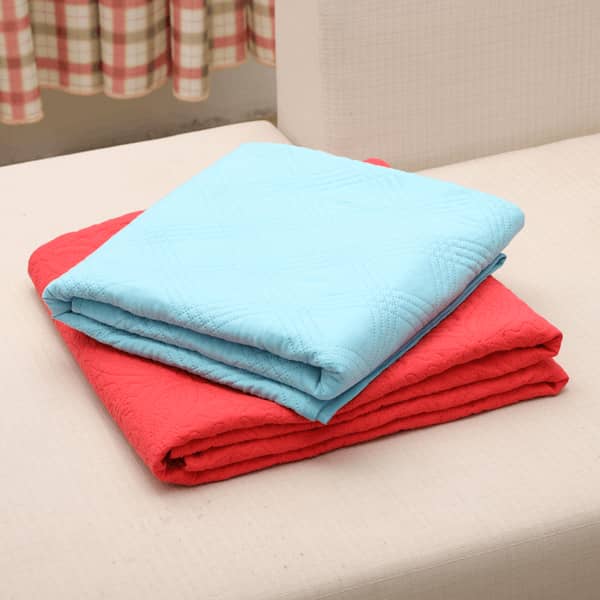 Stone Washed Microfiber Ultrasonic Quilt