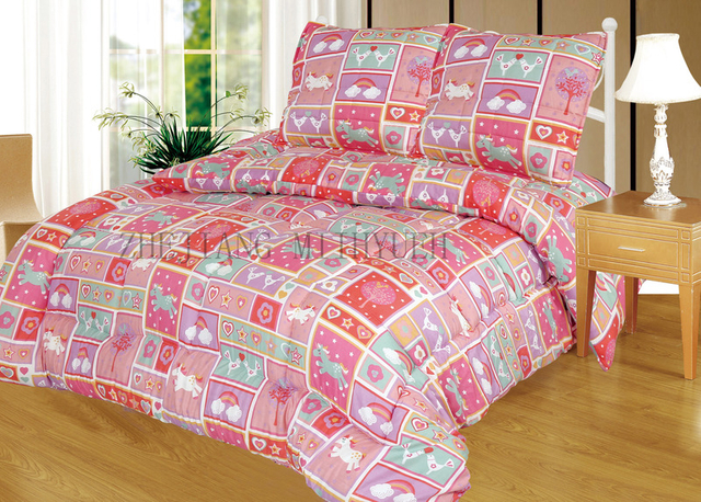 Printed Microfiber Stitching Comforter