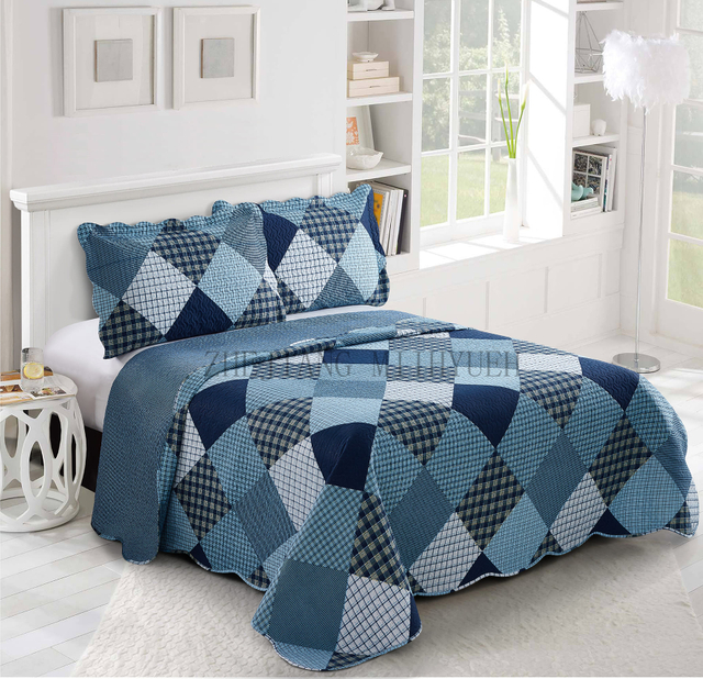Adult Printed Microfiber Ultrasonic Quilt