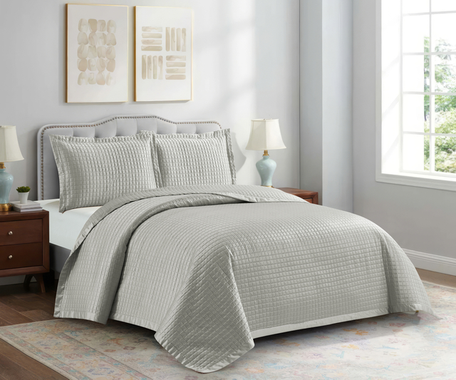 Solid Satin Ultrasonic Quilt 