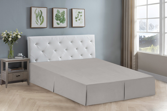 Solid Microfiber Soft Double Brushed Bed skirt