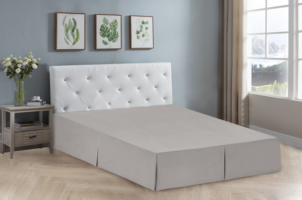 Solid Microfiber Soft Double Brushed Bed skirt