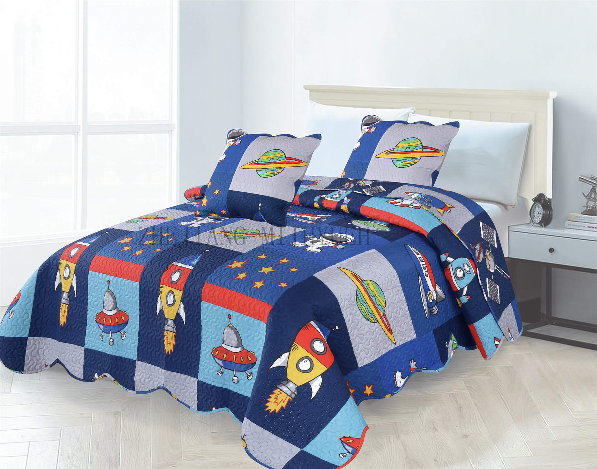 Kids Printed Microfiber Ultrasonic Quilt