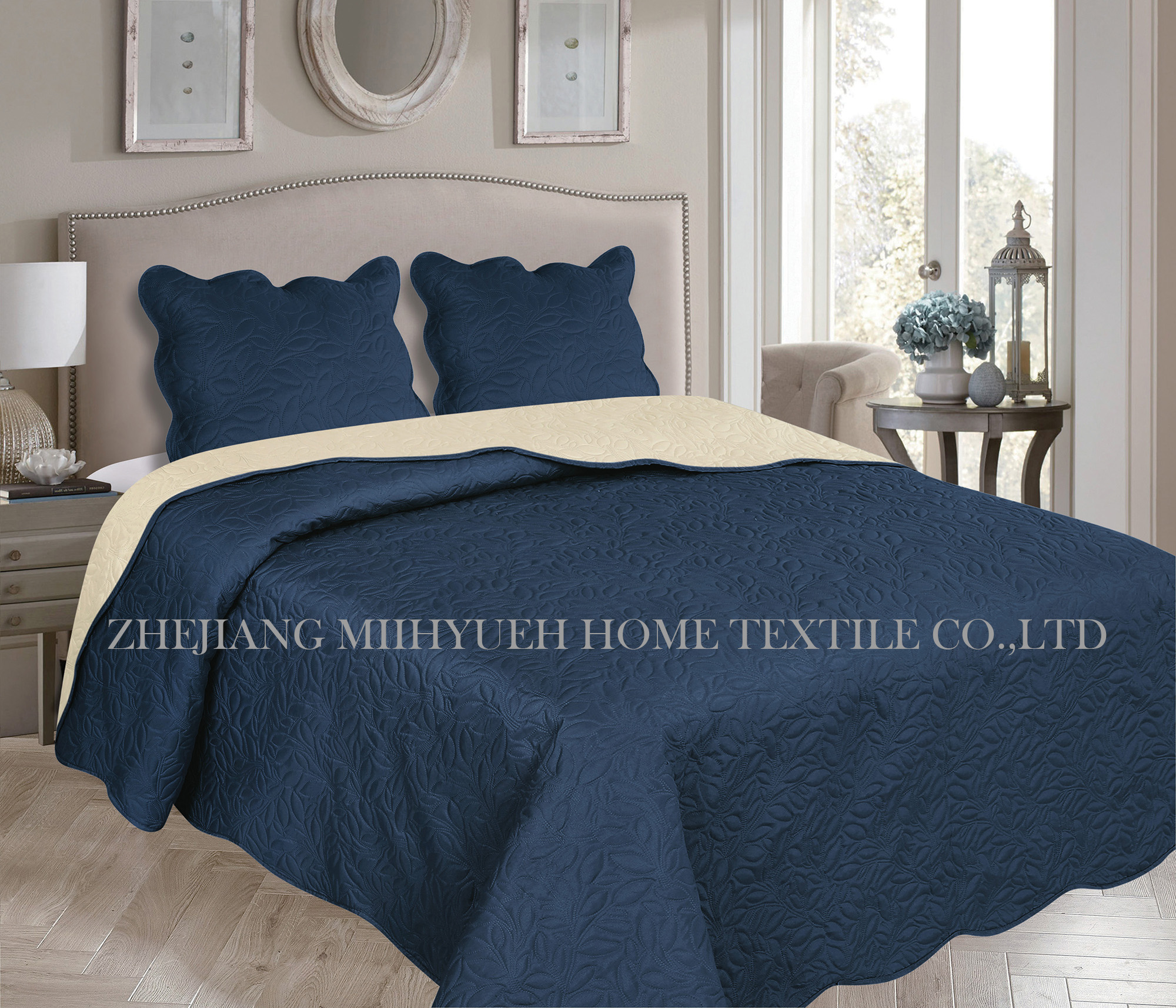 Solid Microfiber Basic Ultrasonic Quilt