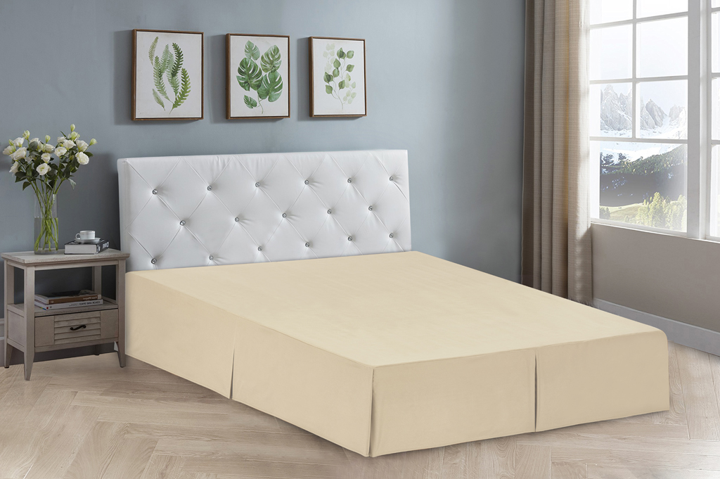 Solid Microfiber Soft Double Brushed Bed skirt