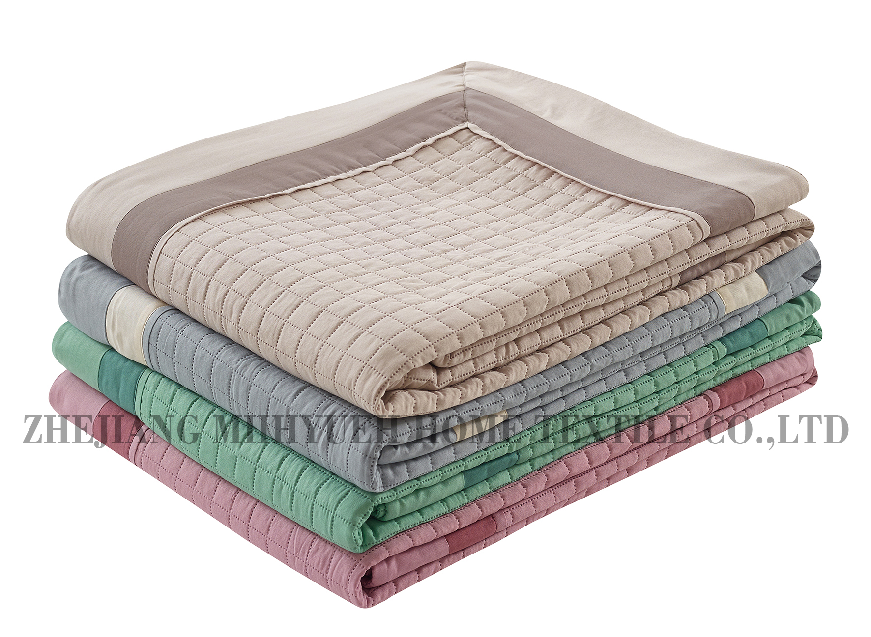 Double Border Microfiber Ultrasonic Bedspread