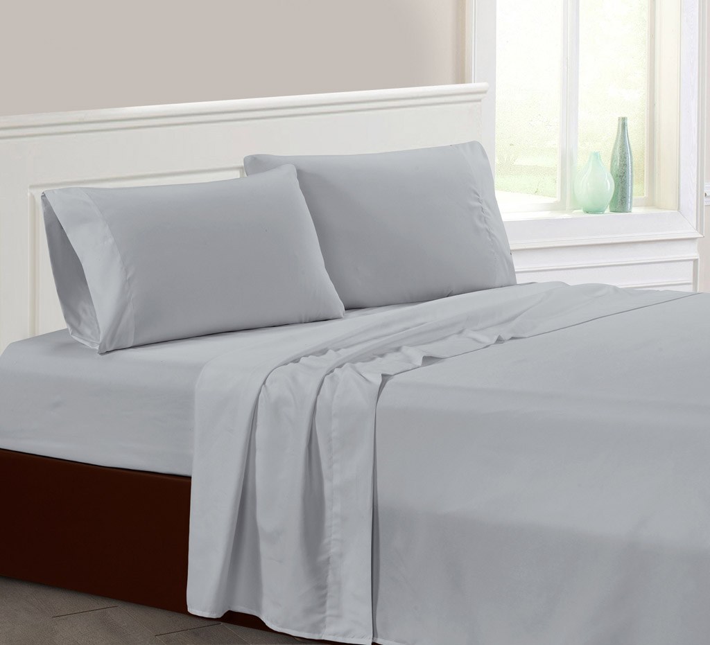 Solid Linens Bed Sheets Set Pillowcases Sets 