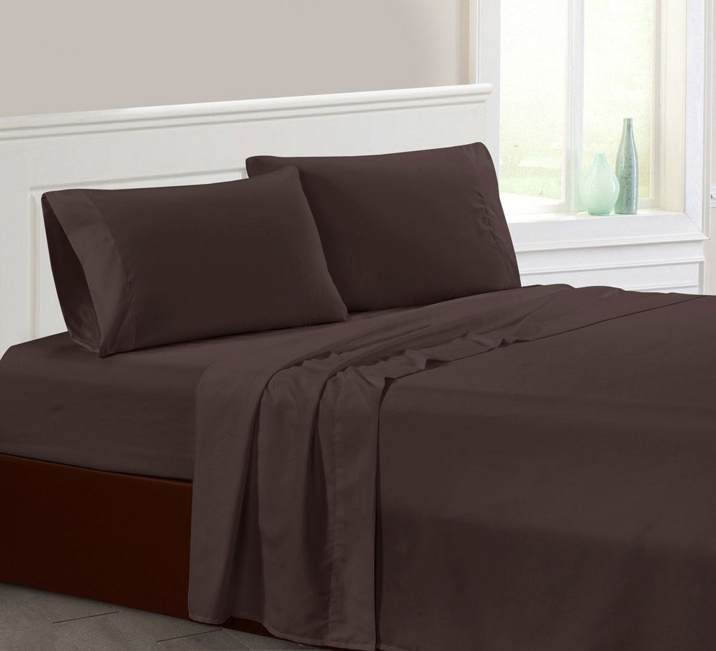 Solid Linens Bed Sheets Set Pillowcases Sets 