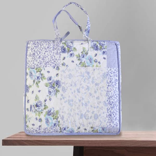 Printed Microfiber Stitching Quilt with Ruffles