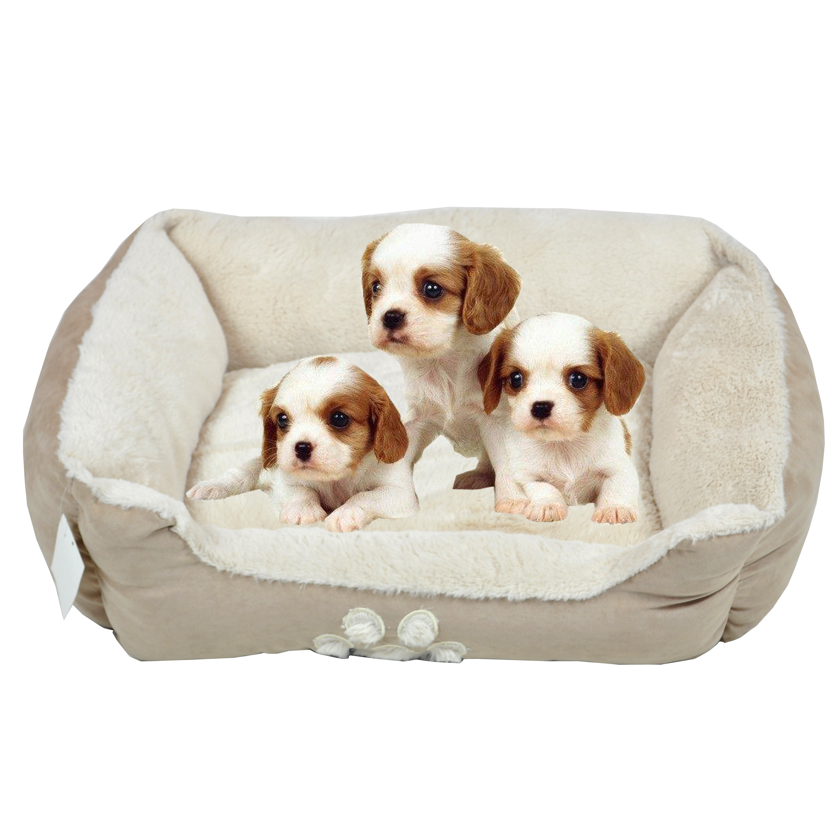 Suede & Velvet Pet Cushion