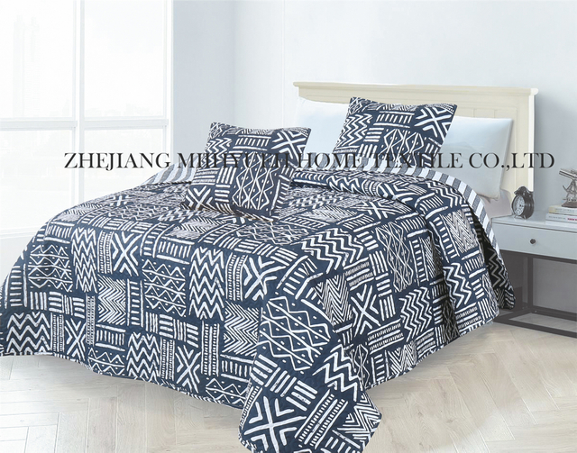 Adult Printed Microfiber Ultrasonic Quilt