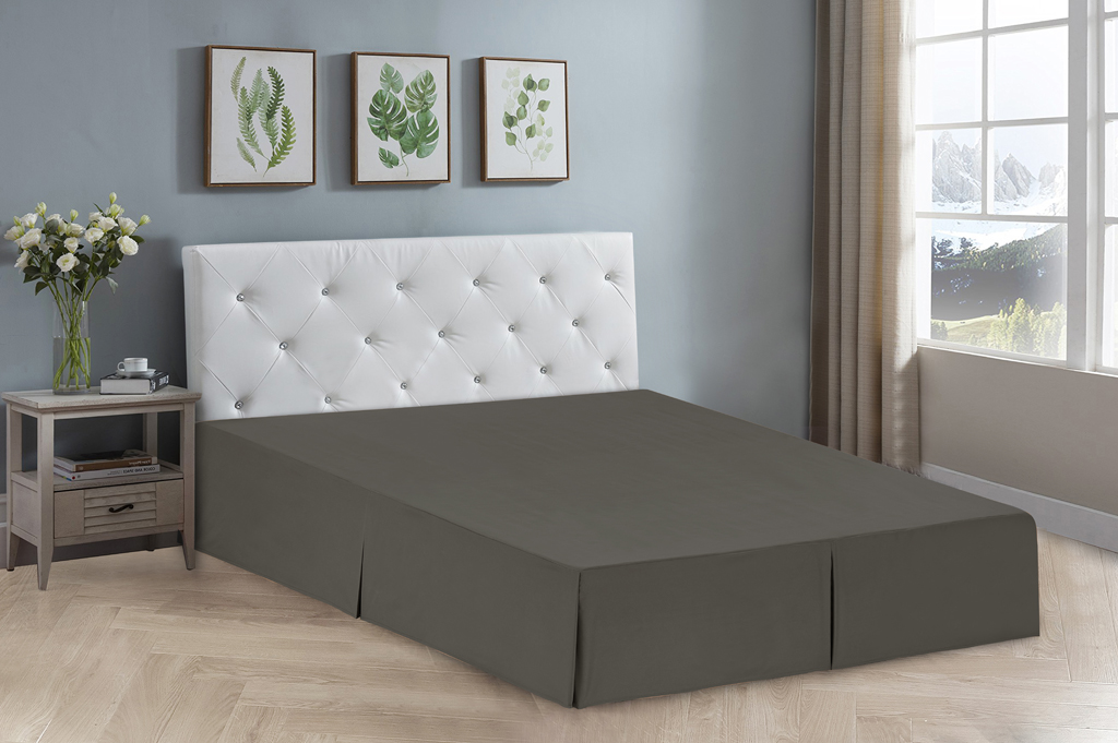 Solid Microfiber Soft Double Brushed Bed skirt