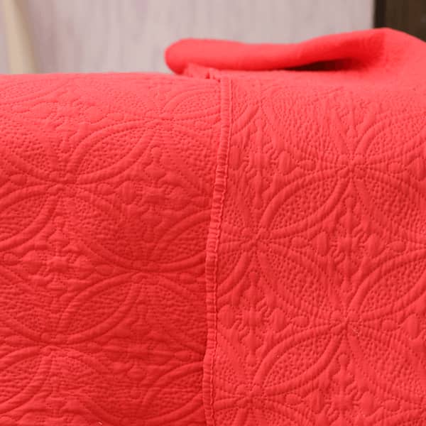 Stone Washed Microfiber Ultrasonic Quilt