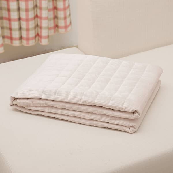 Solid Stitching Quilt with different velvet fabric