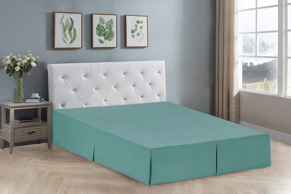 Solid Microfiber Soft Double Brushed Bed skirt