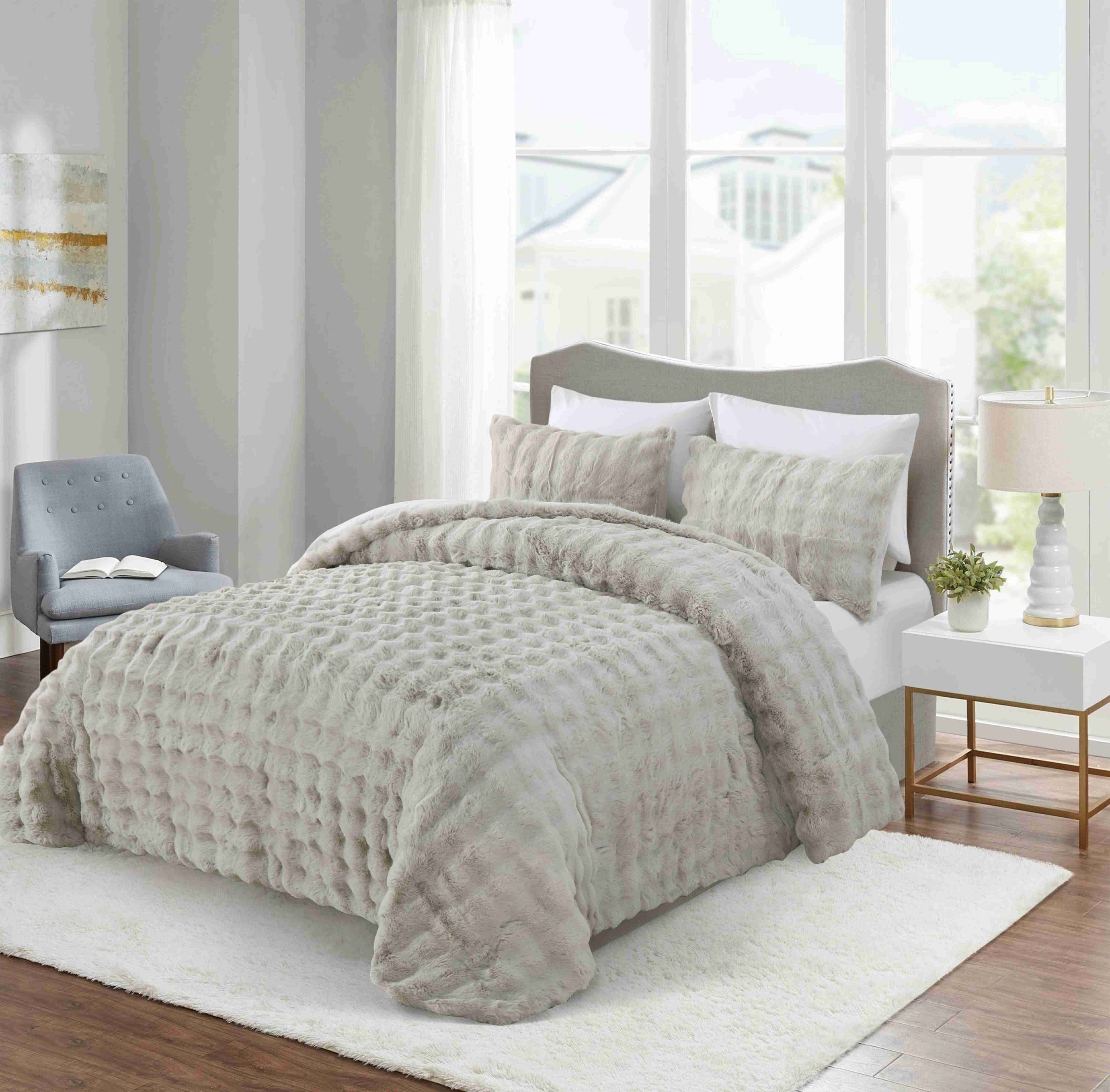 Bubble Rabbit+Flannel Duvet