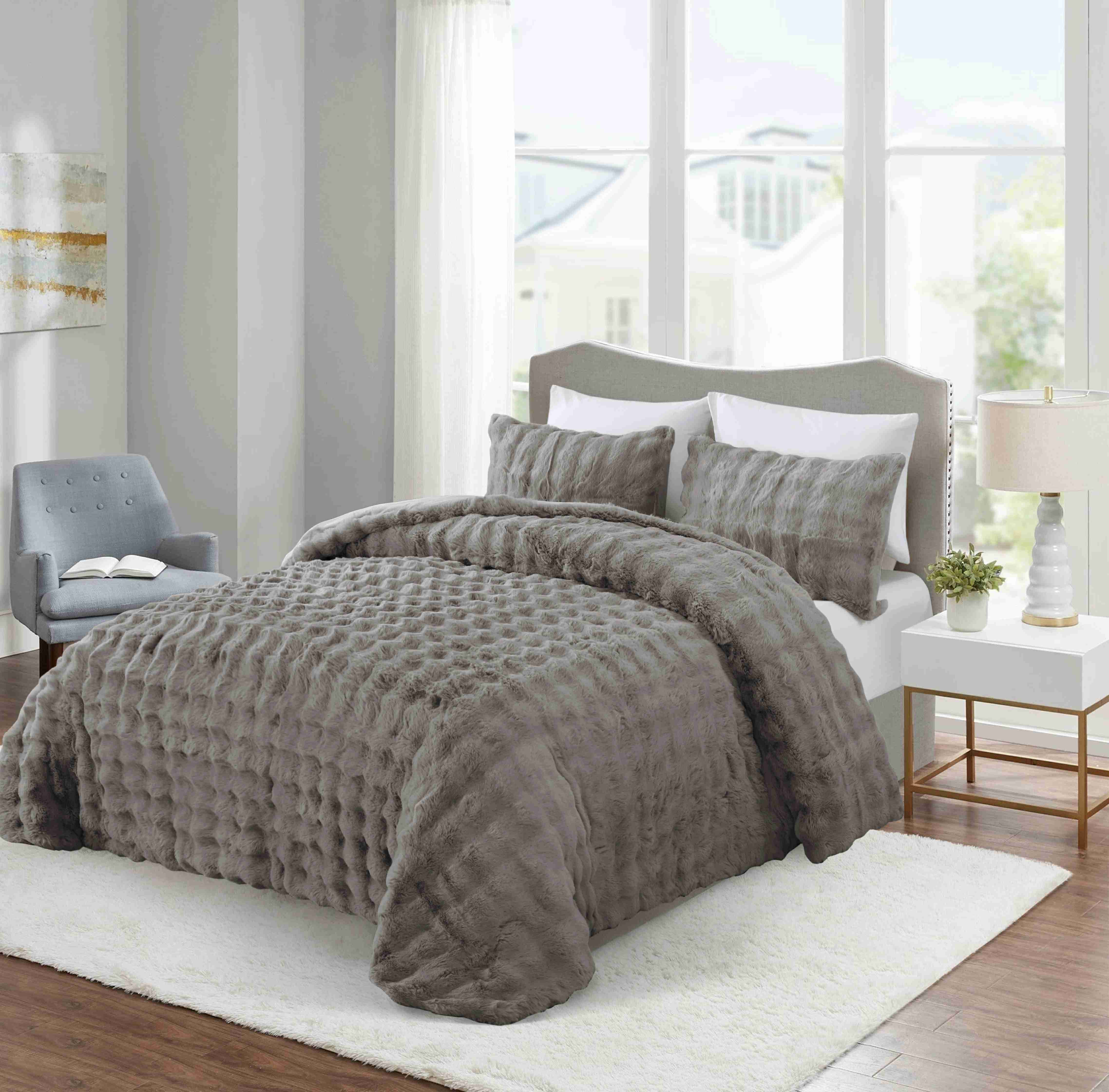 Bubble Rabbit+Flannel Duvet