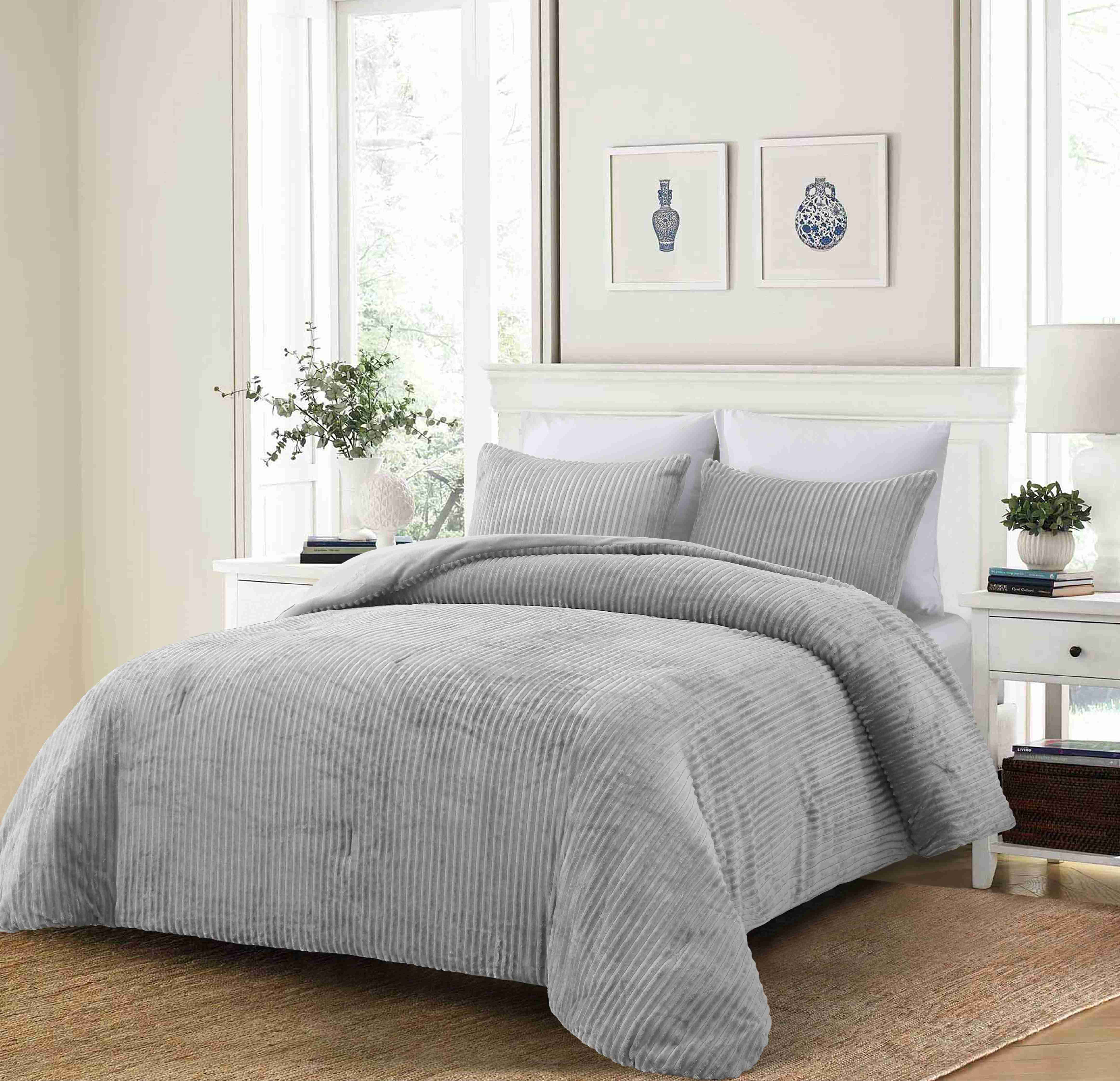 STRIPE FLANNEL DUVET