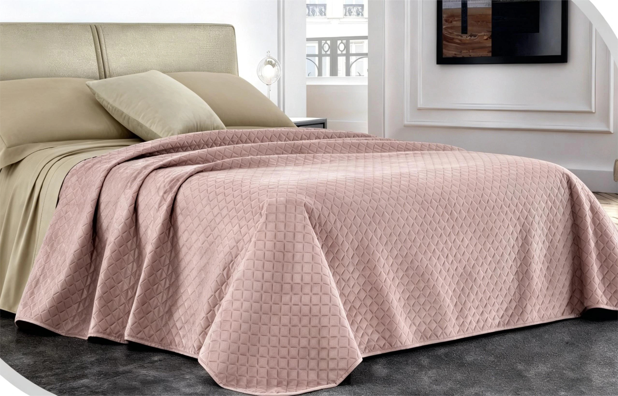 Dutch Velvet Ultrasonic Bedspread Set